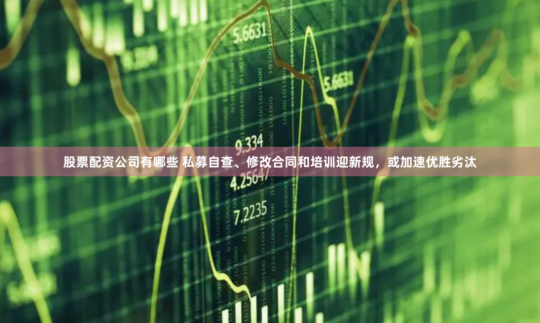 股票配资公司有哪些 私募自查、修改合同和培训迎新规，或加速优胜劣汰