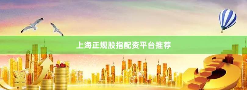 上海正规股指配资平台推荐